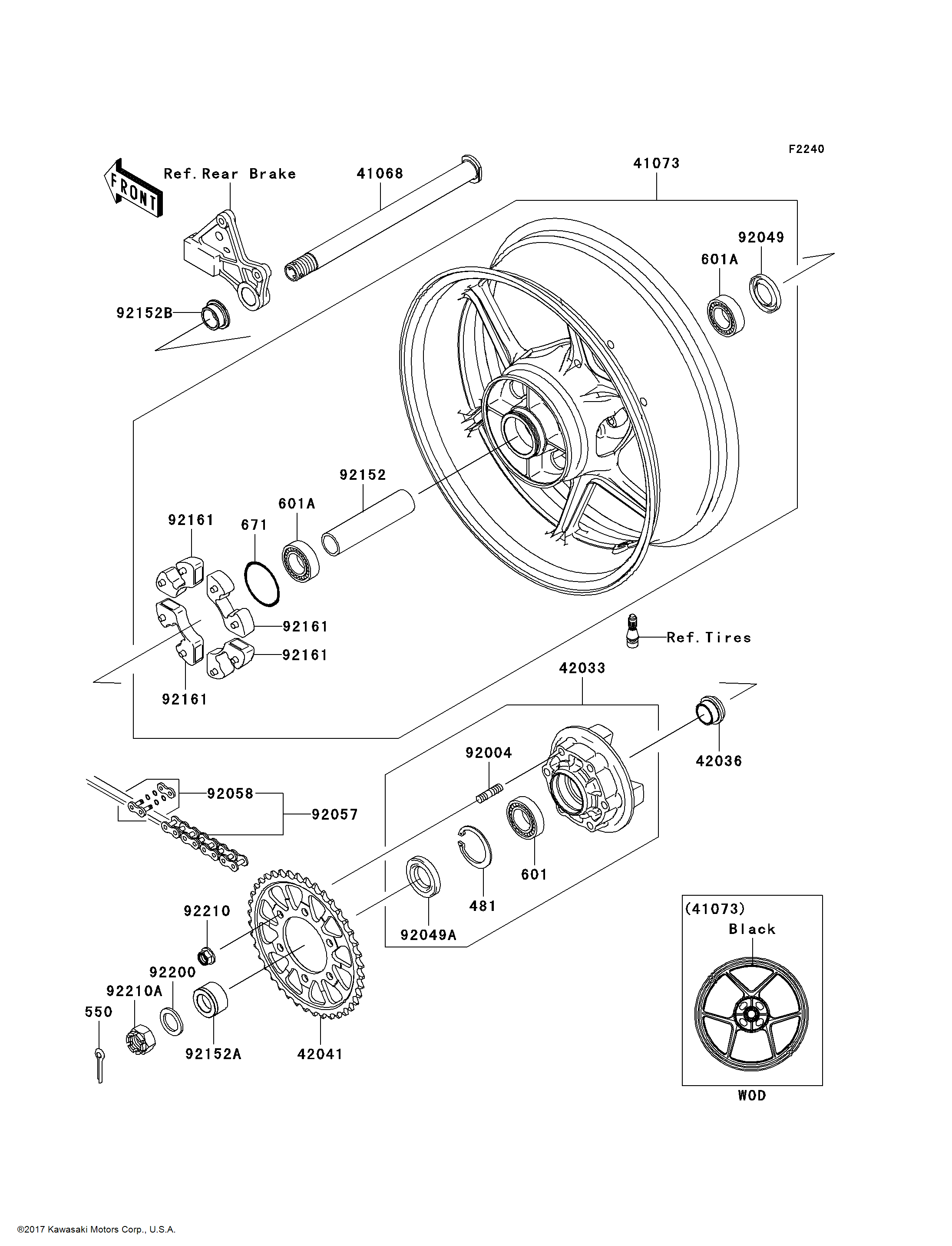 Kawasaki OEM Part 92049-1375 SEAL-OIL,BJN 32 52 5 | eBay