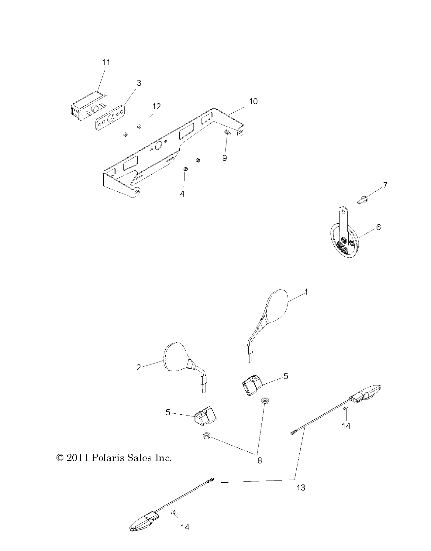 Polaris OEM Part 5255596458 eBay