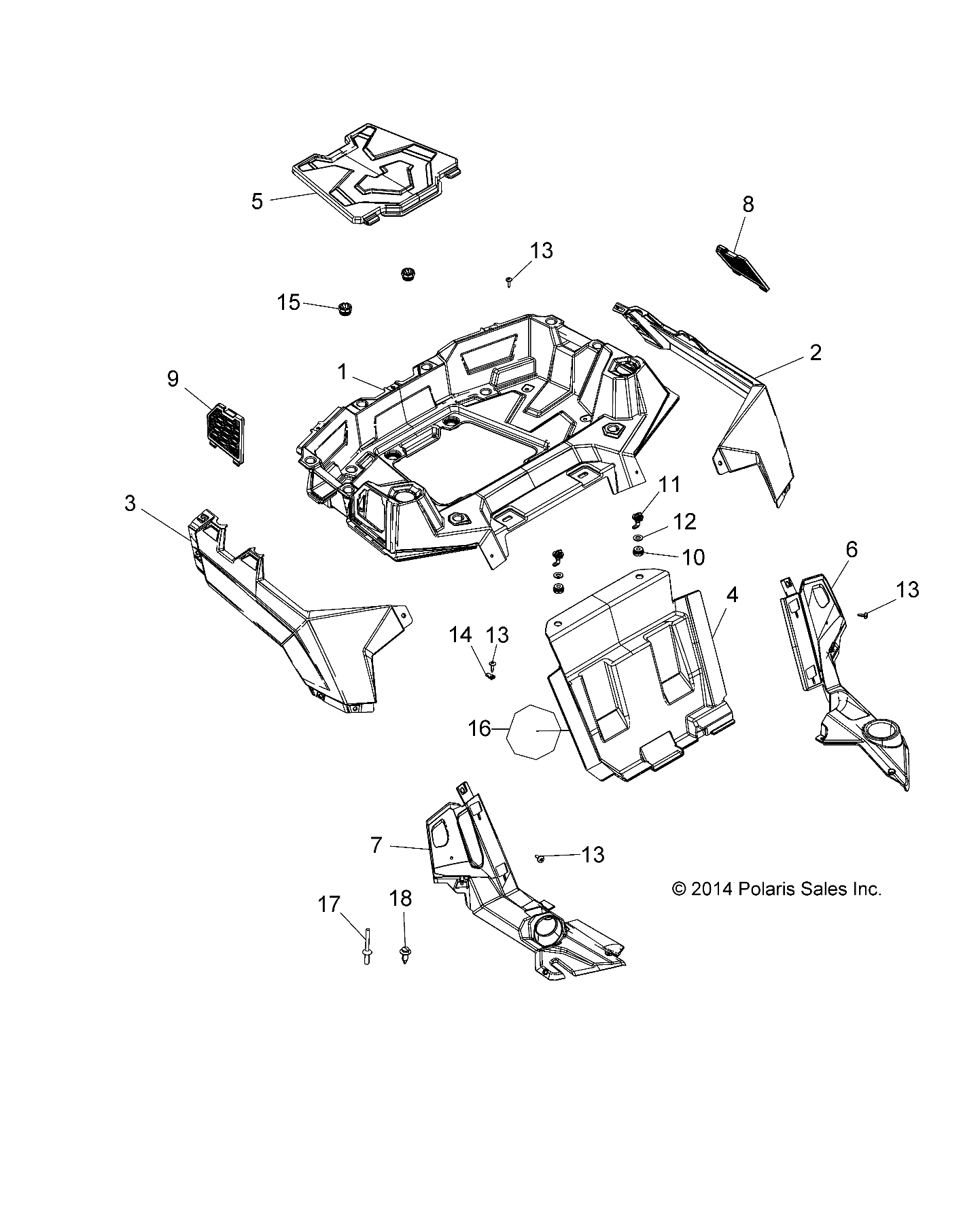 Polaris OEM Part 7519650 SCR-TXTH-M6X1.0X25 ZFB | eBay