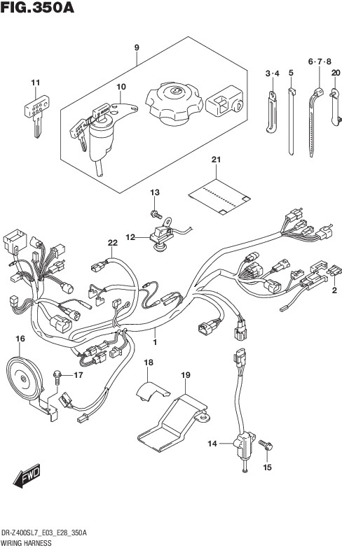 Suzuki OEM Part 37110-29F00 | eBay drz400s wiring diagram 