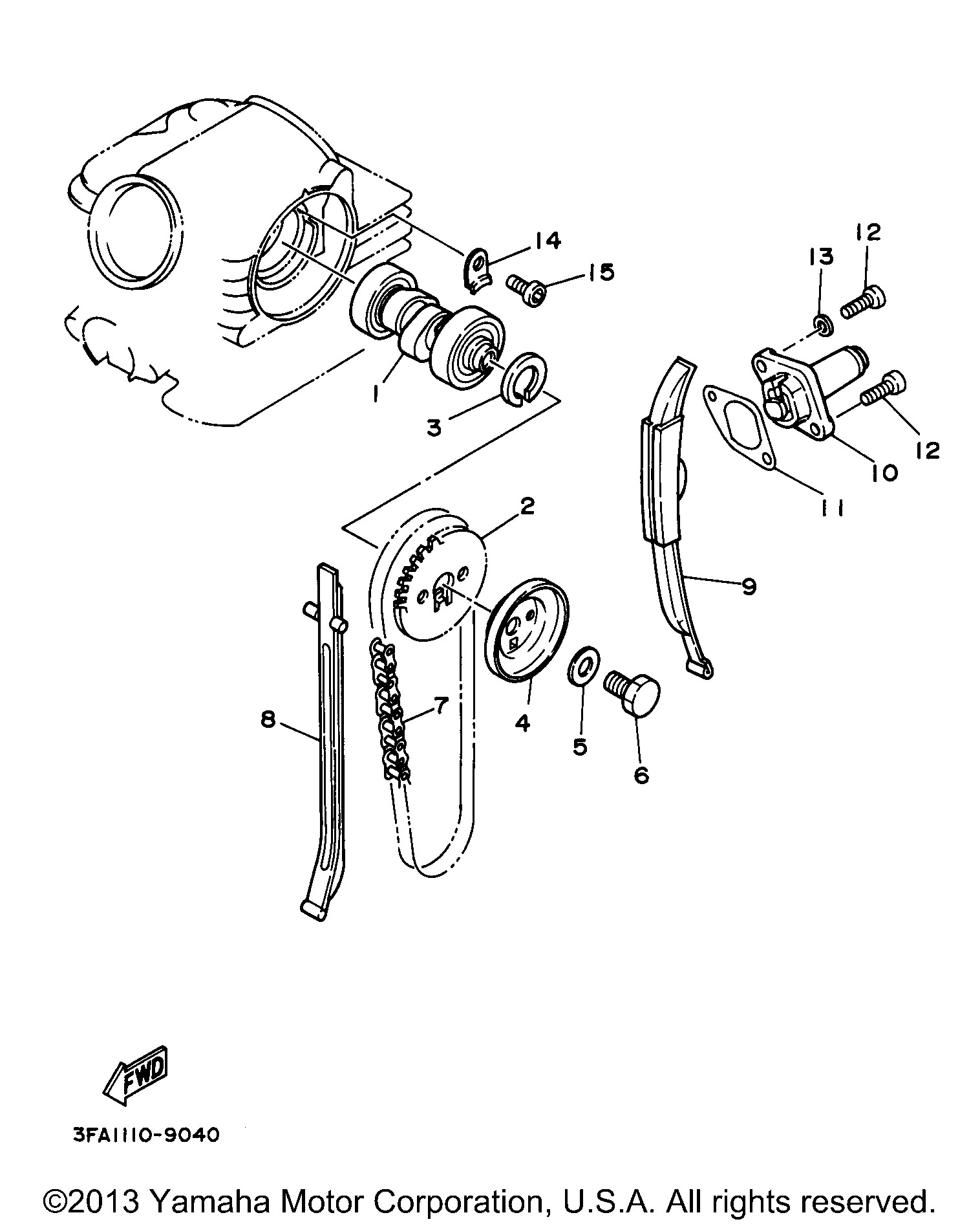 Yamaha OEM Part 94580-25092-00 CHAIN (D.I.D 25) | eBay