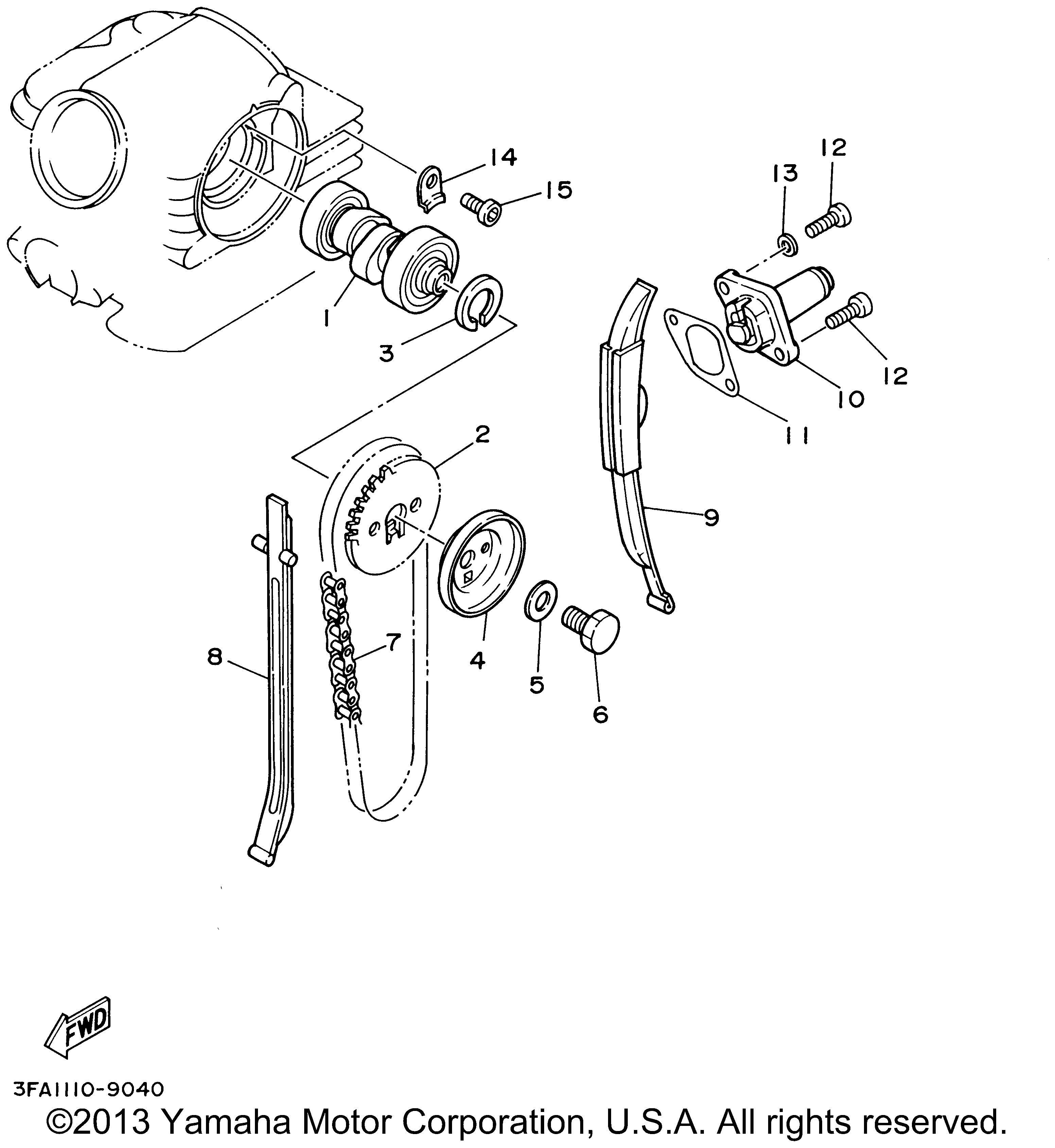 Yamaha OEM Part 94580-25092-00 CHAIN (D.I.D 25) | eBay