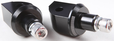 Puig 6645N Black Footpeg Adapter Pair