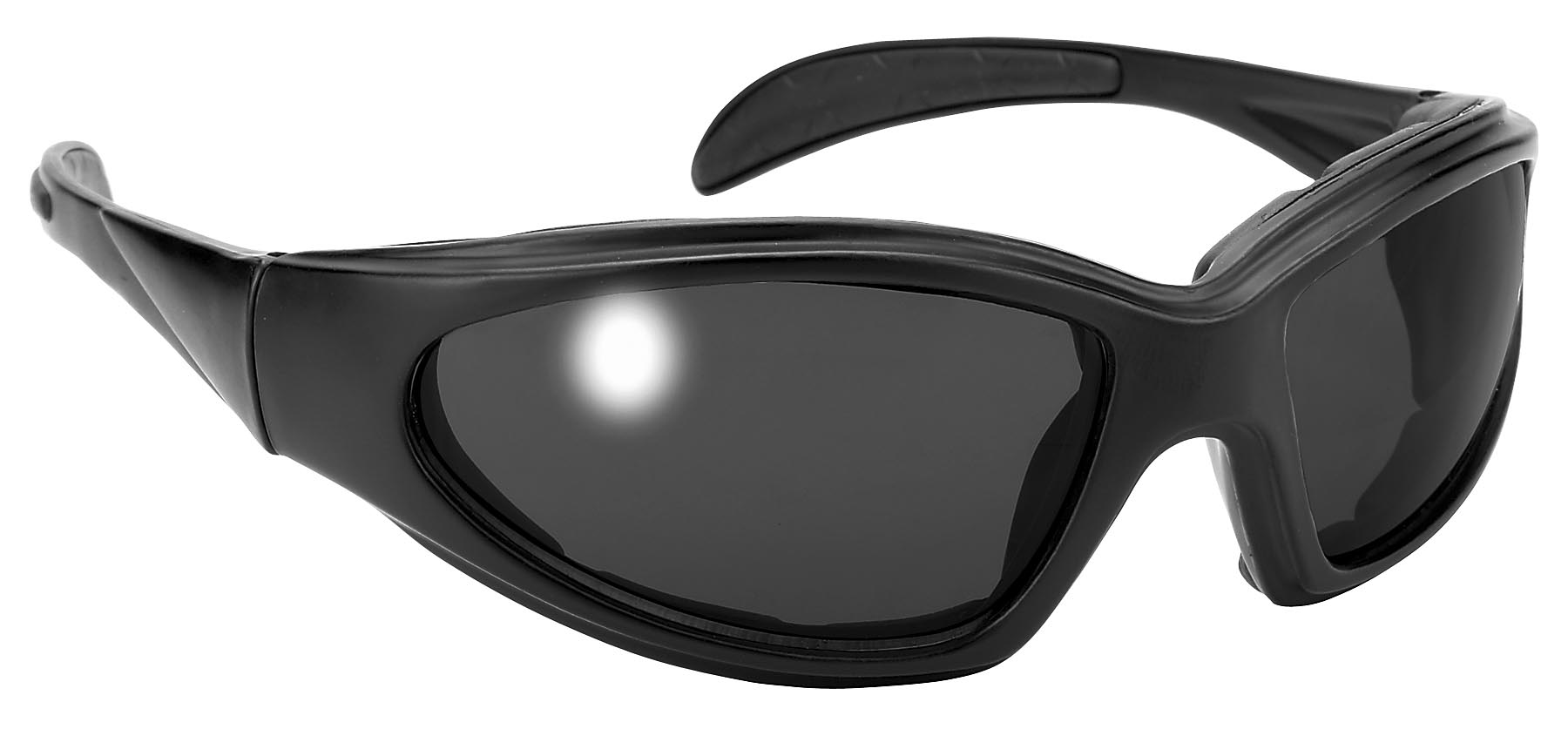 Pacific Coast Sunglasses 4360 Chopper Padded Sunglasses Black, Smoke