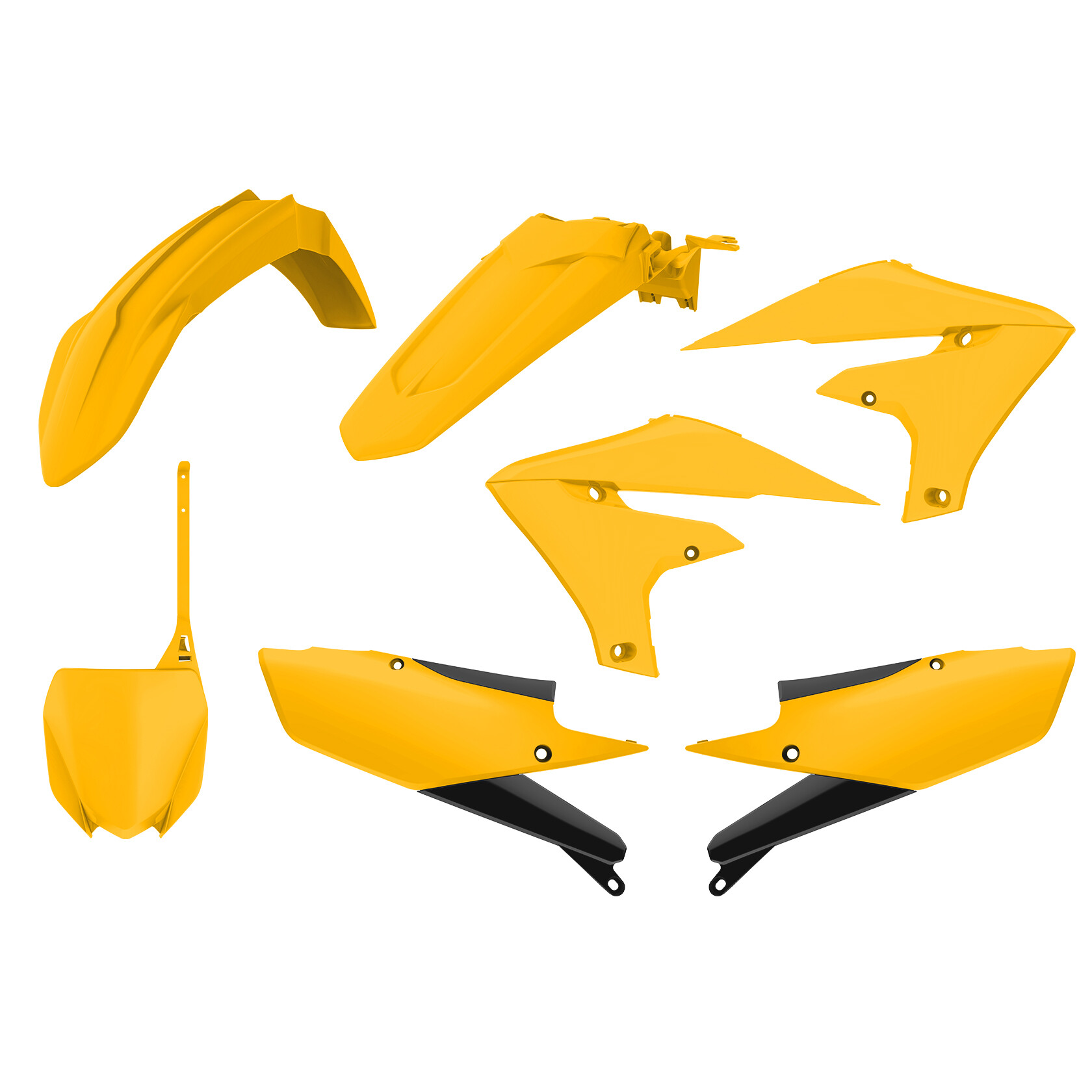 Polisport Plastic Kit Yellow 90840 | eBay
