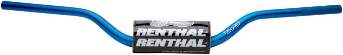 Renthal 609-01-BU Fatbar Handlebars Blue Bend RC High