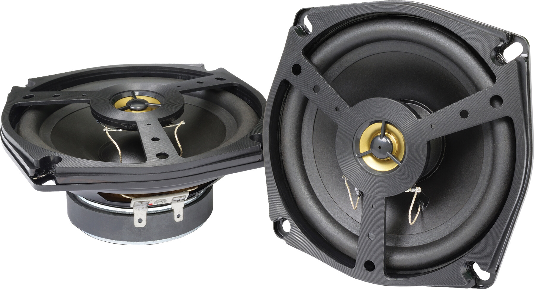 Show Chrome Coaxial Speakers 5.5" Honda GL1800F6B Gold Wing Bagger 06