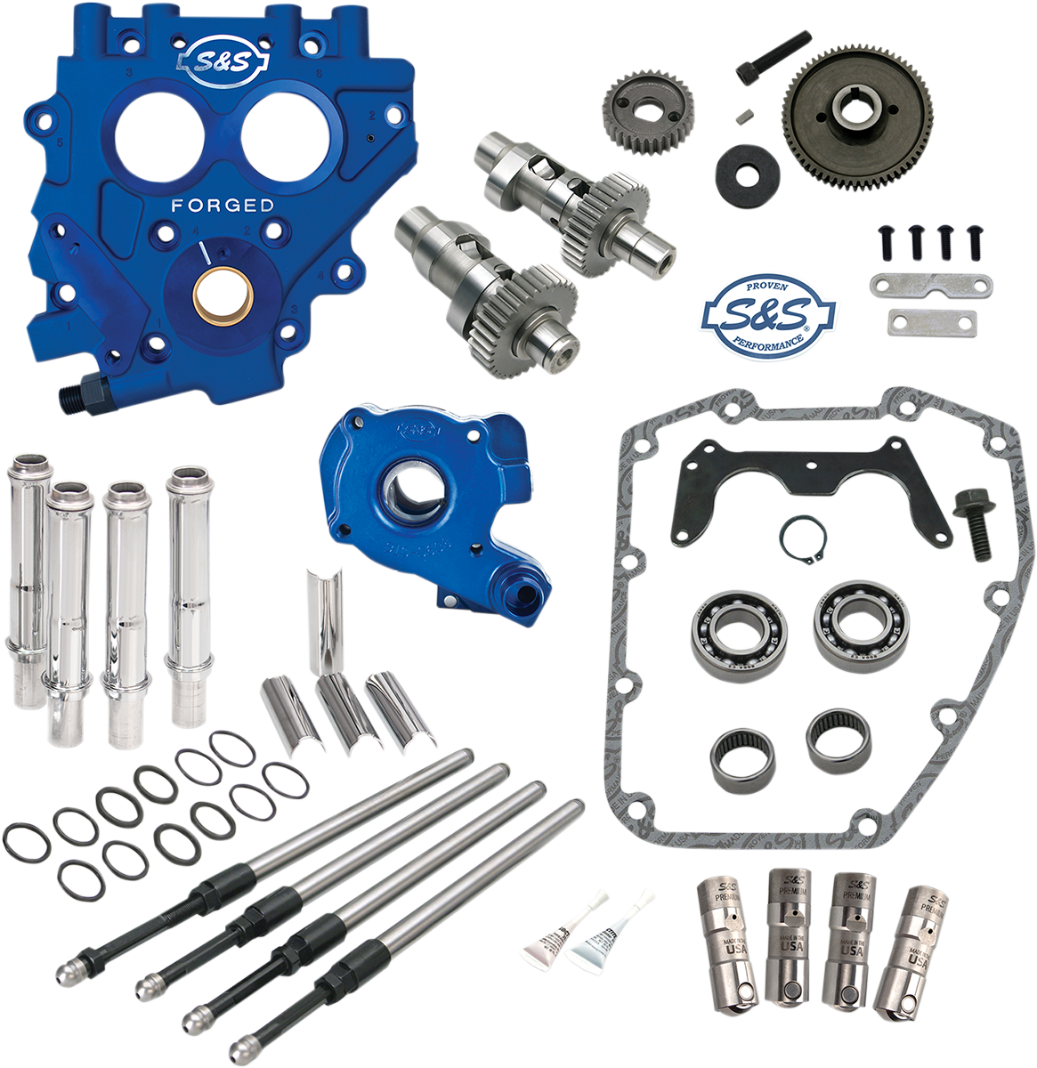 S&S GearDrive 585 Easy Cam Chest Upgrade Kit Cams for 19992006 Harley