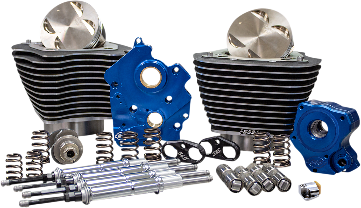 S&S 124 Kitage Chain Drive Oil Cooled for 107 Harley M8