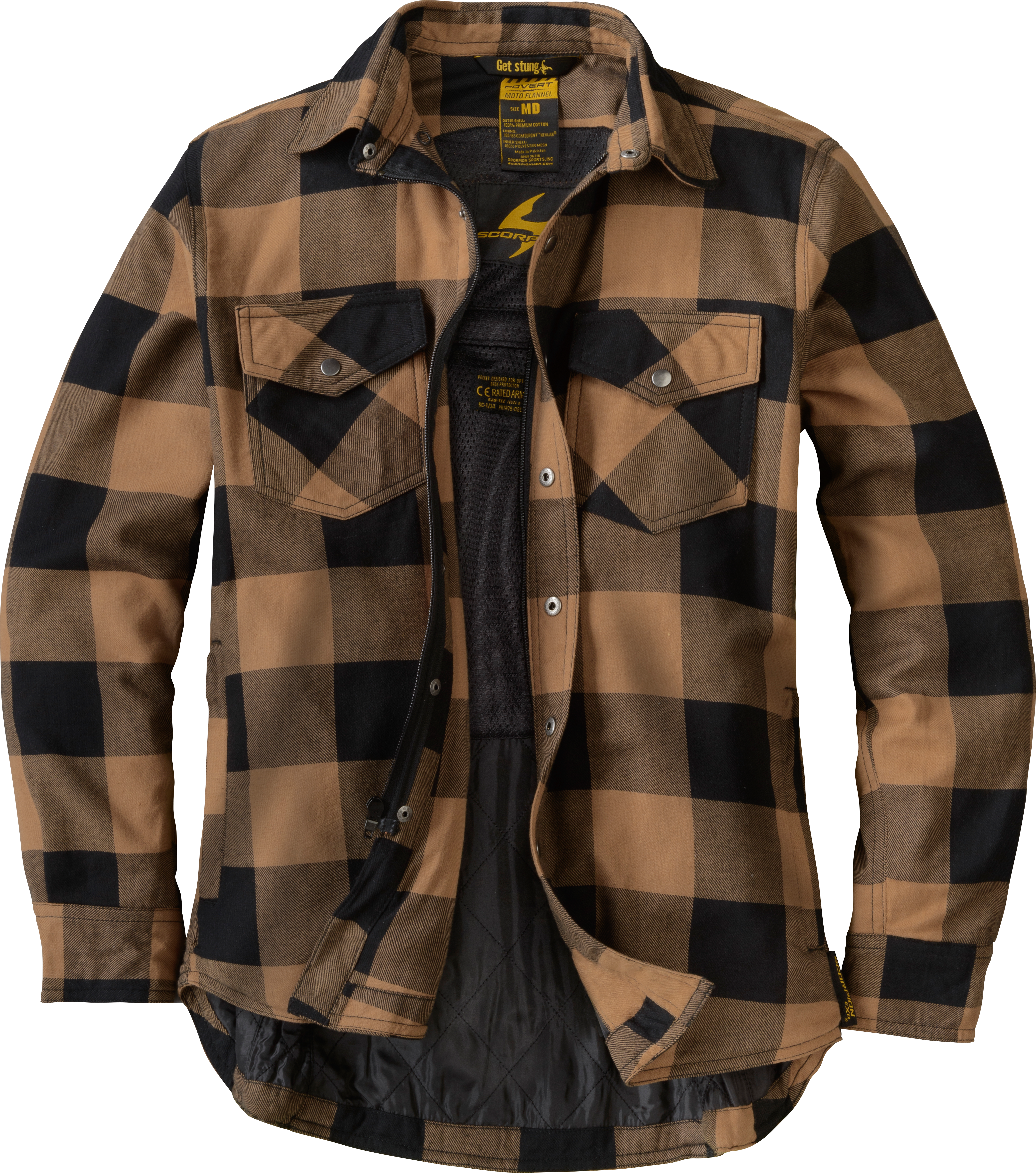 Scorpion Covert Women's Flannel Lg Sand