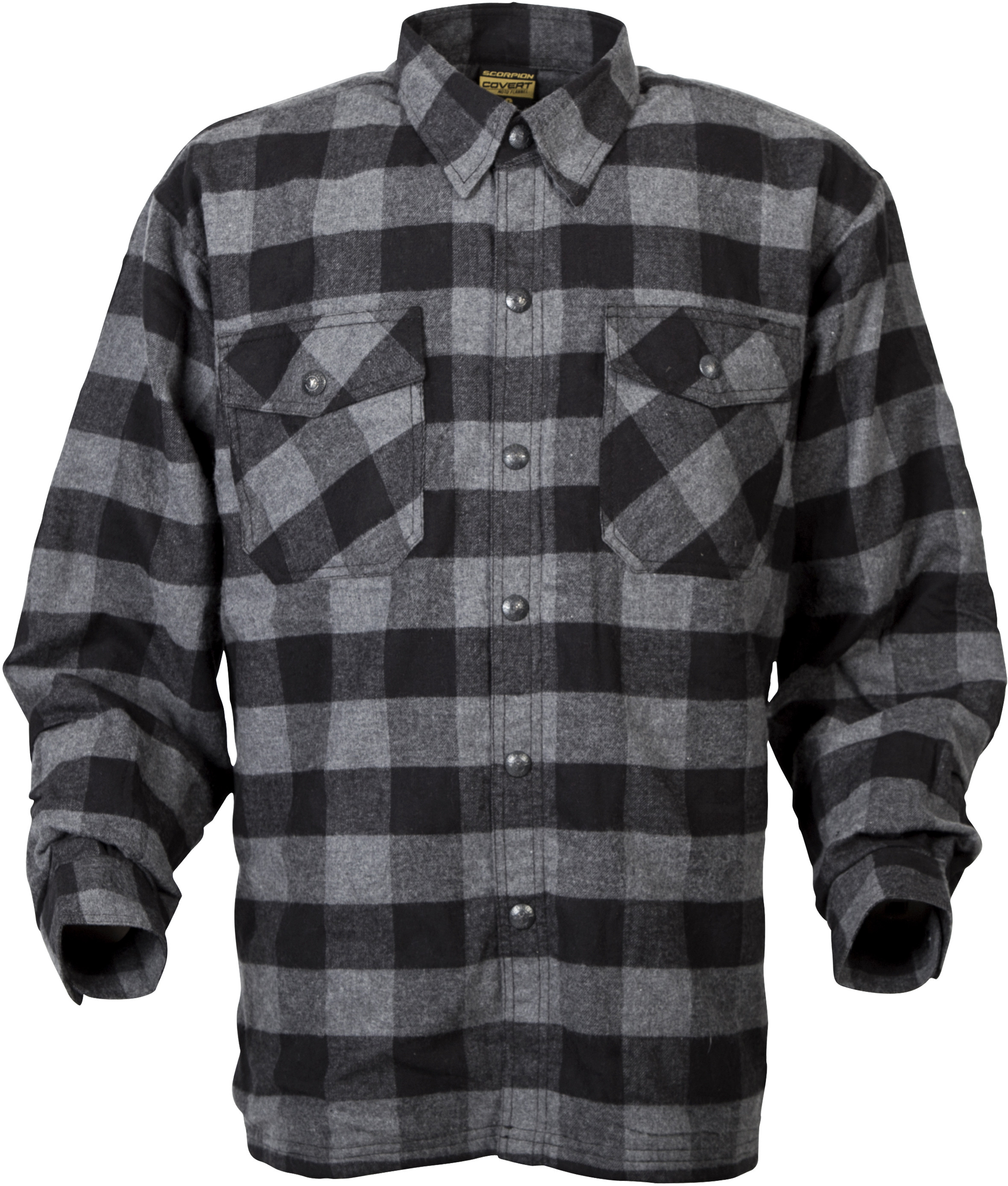 H Scorpion Covert Flannel Shirt 4XL Black/Grey 13403-9 | eBay