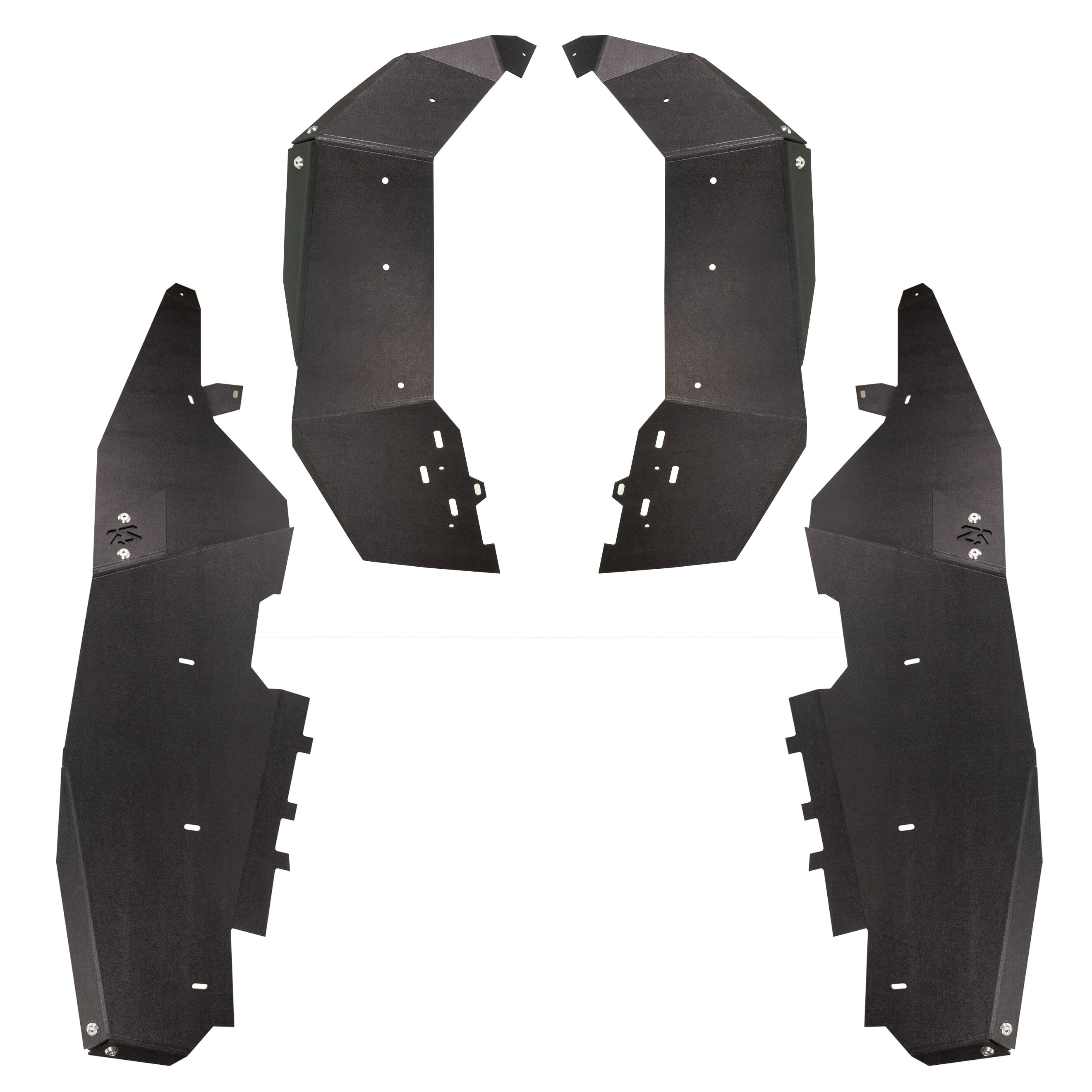 Seizmik HDPE/Alum Front/Rear Fender Flare Kit Polaris RZR XP 1000