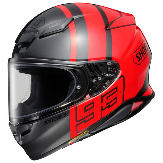 Shoei 0101-2601-05 RF-1400 MM93 Collection Track Helmet M Black