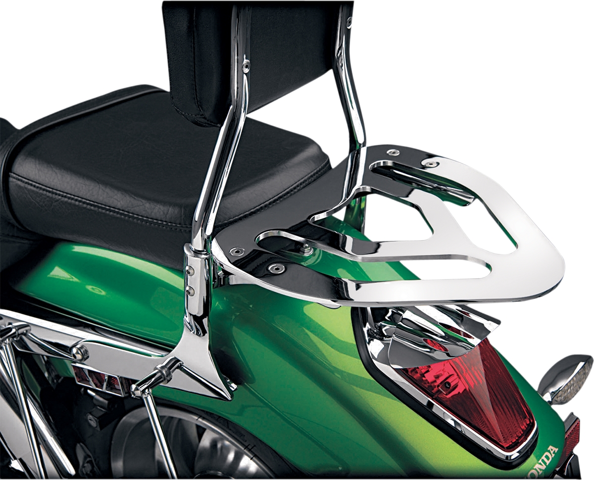 Show Chrome Sissy Bar Kit Optional Luggage Rack 55322 eBay