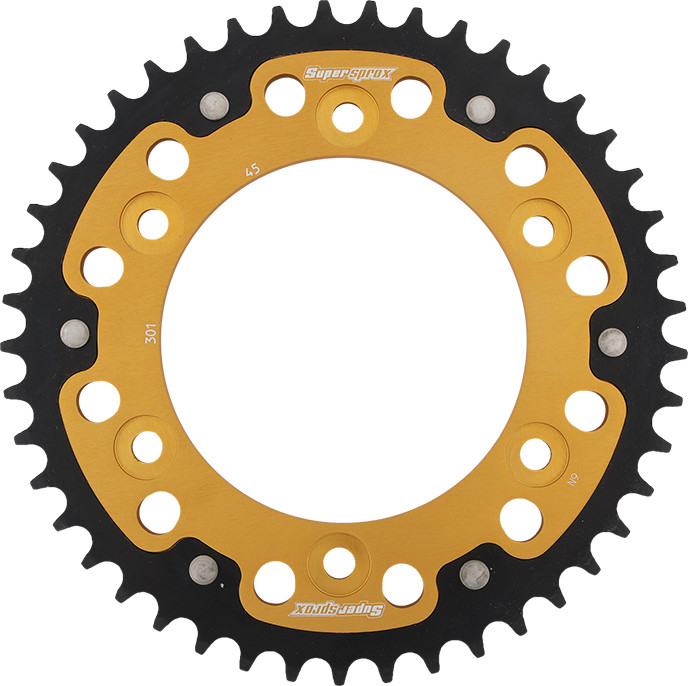 SuperSprox RST-7-45-GLD Motorcycle//Sprockets//Stealth
