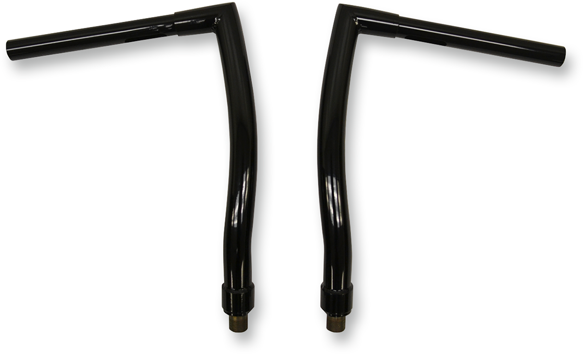 Todd's Cycle 1.25" Strip Handlebars Black 0601-2554