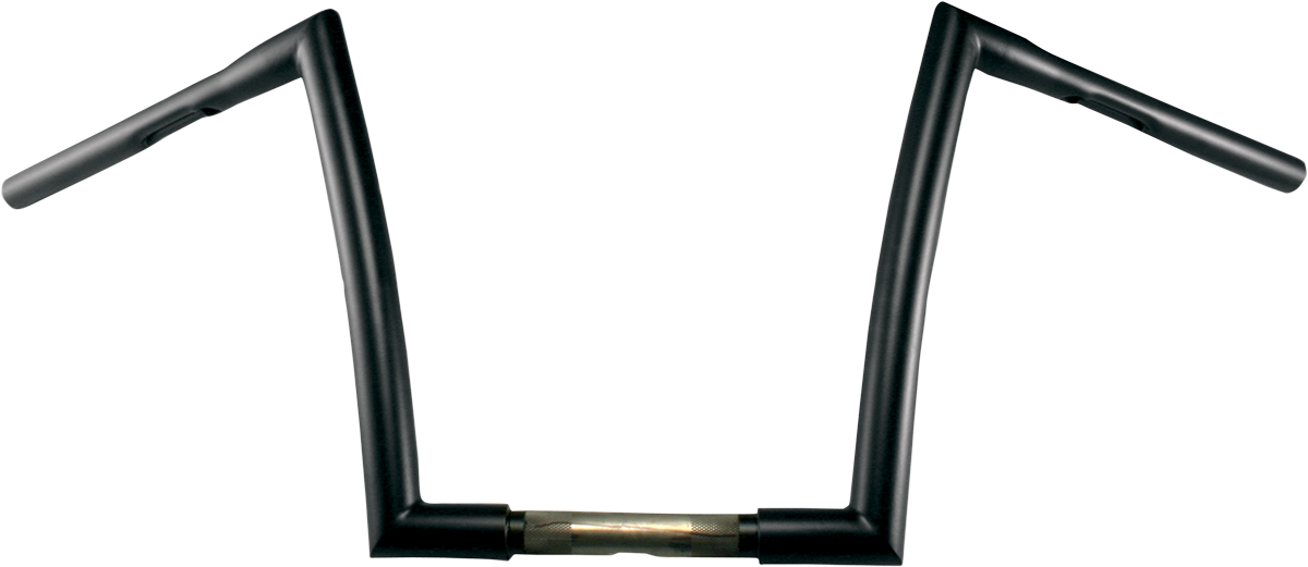 Todd's Cycle 1 1/4" Strip Handlebars 12" Flat Black 0601-2713