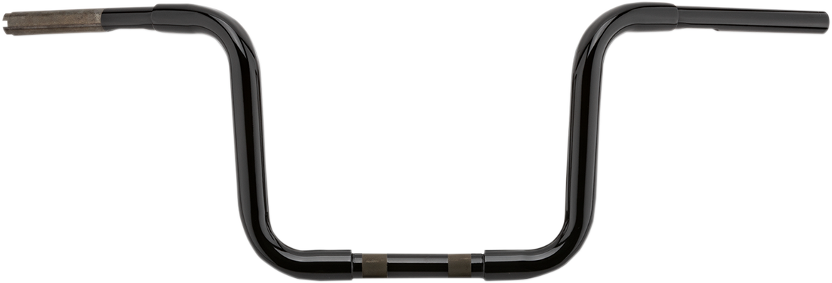 Todd's Cycle 1 1/4" Beater Bars Gloss Black 1" Center Mount Area 0601-4675