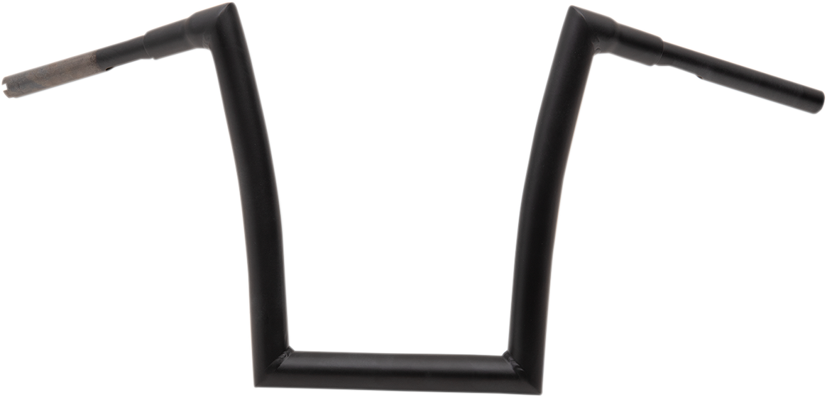 Todd's Cycle 1 1/2" Strip Handlebars 14" Rise Black Flat 0601-4888