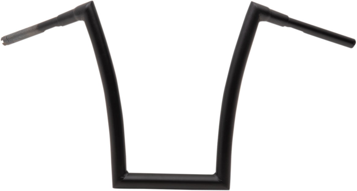 Todd's Cycle 1 1/2" Strip Handlebars 17" Rise Black Flat 0601-4891