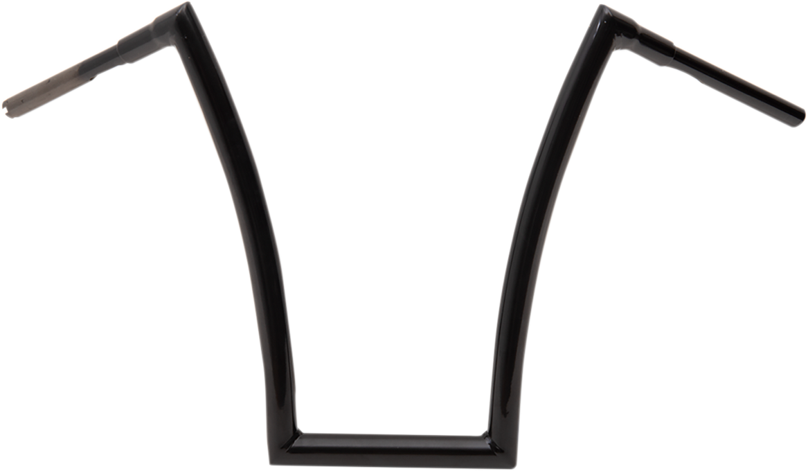Todd's Cycle 1 1/2" Strip Handlebars 20" Rise Black Gloss 0601-4893