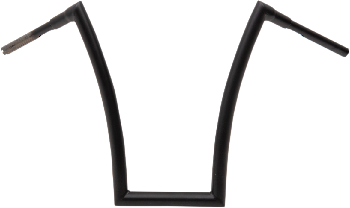 Todd's Cycle 1 1/2" Strip Handlebars 20" Rise Black Flat 0601-4894