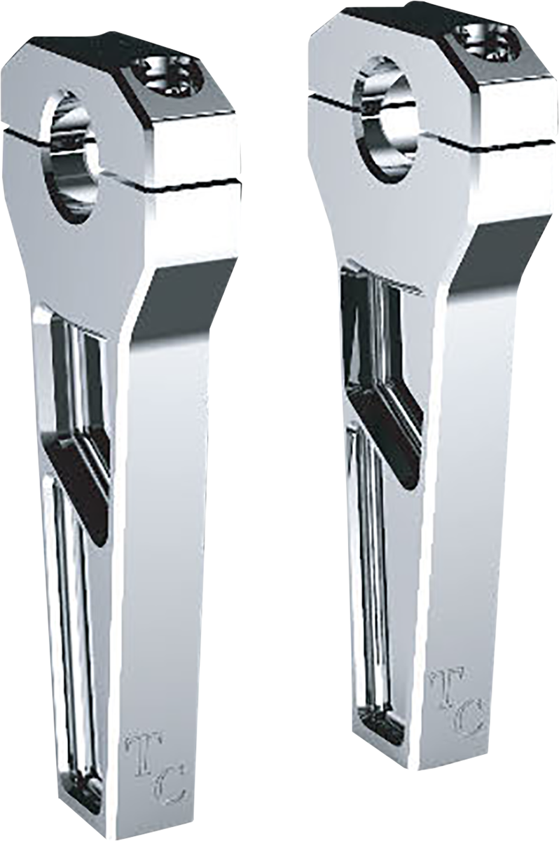 Todd's Cycle 1" Clamping Riser 6" Rise Chrome TD-R11-06