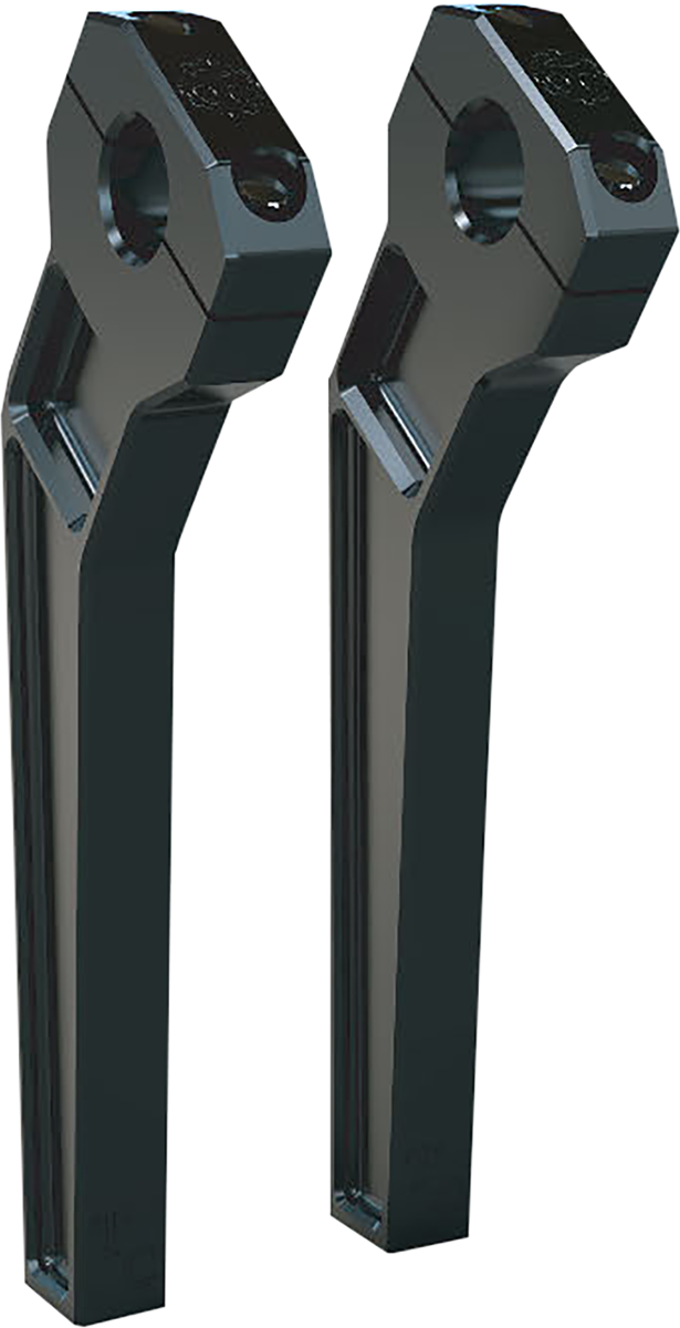 Todd's Cycle 1" Clamping Pullback Riser 10" Rise Black TD-R12-10B