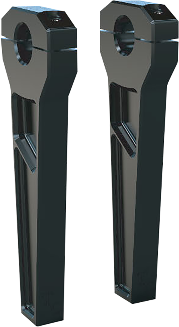 Todd's Cycle 1-1/8" Clamping Riser 8" Rise Black TD-R21-08B