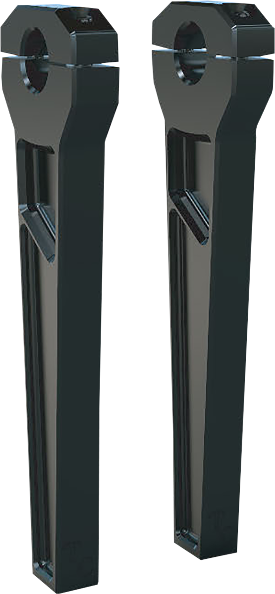 Todd's Cycle 1-1/8" Clamping Riser 10" Rise Black TD-R21-10B