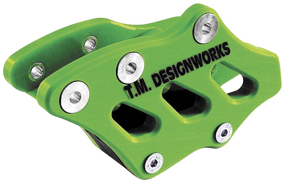 TM Designworks Green Factory 1 Rear Chain Guide for Kawasaki 1997