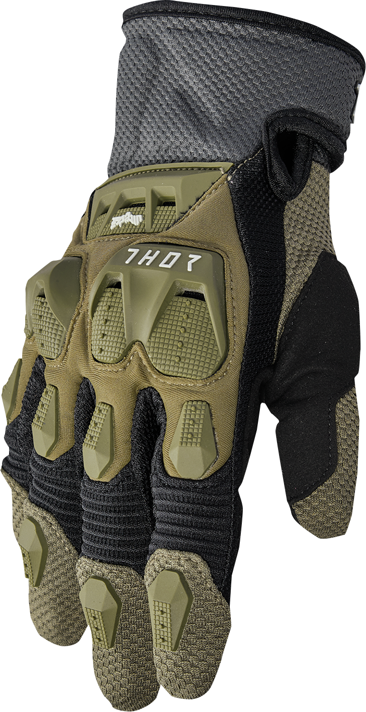 Thor Terrain Adventure Dual Sport Enduro Motorcycle Riding Gloves - Picture 4 of 4