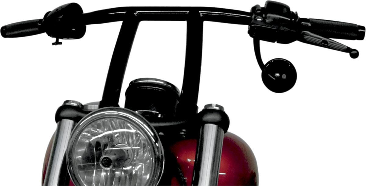 Todd's Cycle 1 1/4in. Club Handlebars Black 0601-1881