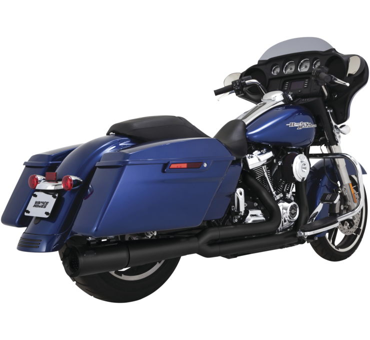 Vance & Hines M8 Harley 17-23 Pro Pipe 2-1 Black PCX Full System