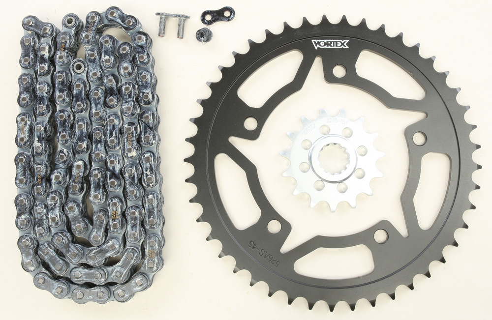 06-'10 for Suzuki GSX-R600 Sprocket/Chain Kit 15/45T Sil Sx3 520