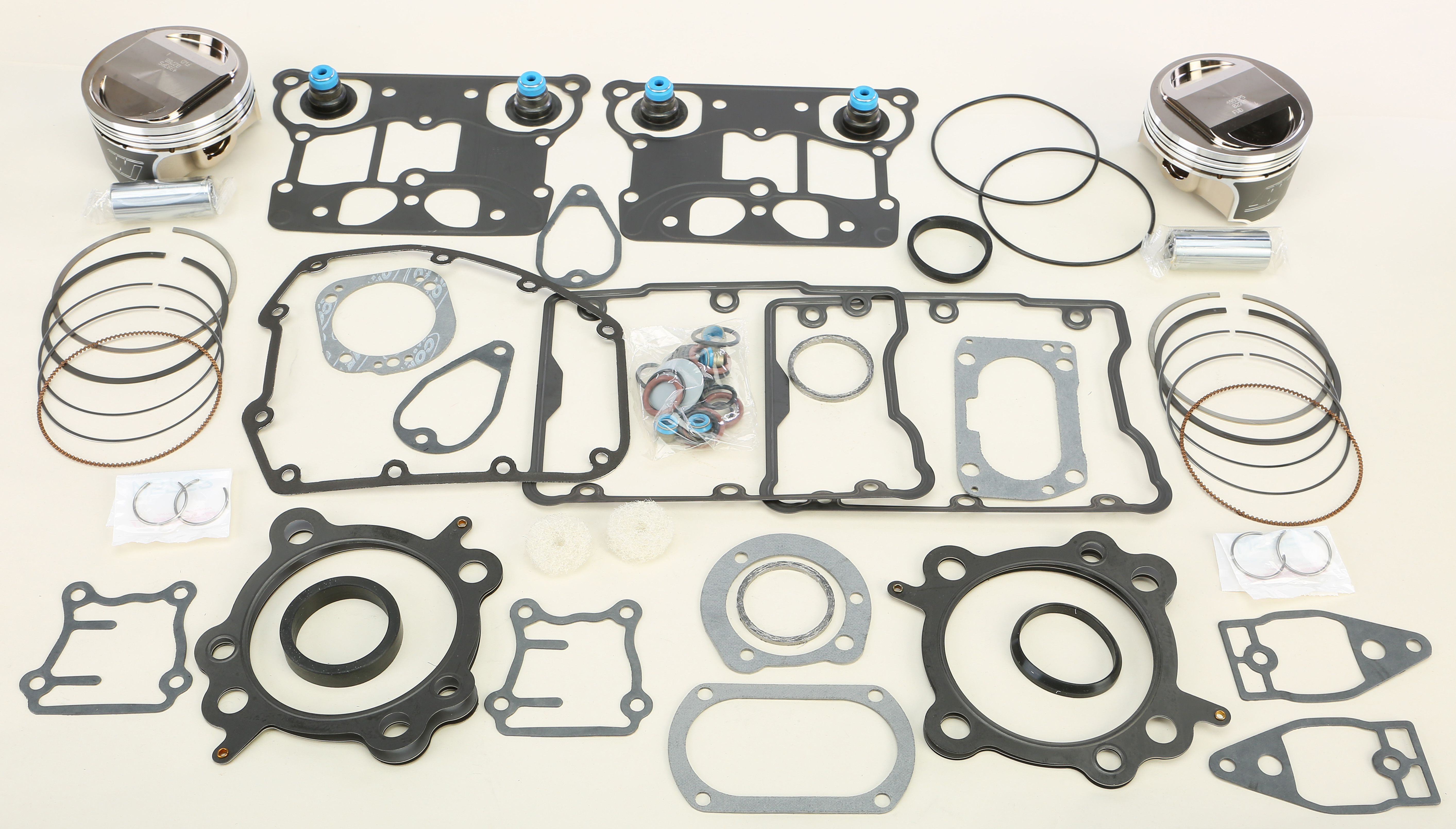 V-TWIN【ブイツイン】RAKED ネック カップ セット ！ハーレー！ 88-03 Harley Sportster XL 91-05 Dyna FXD 3¬∞ Raked Fork