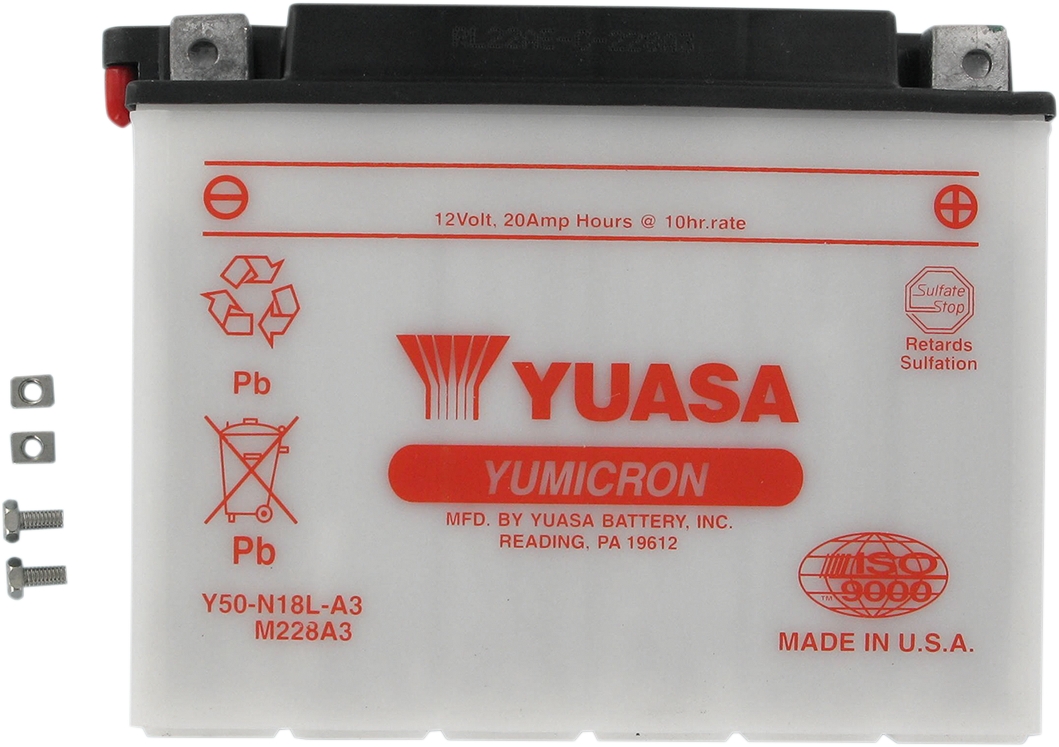 B/Y50-N18L-A3 Yuasa YUAM228A3 Yumicron Battery B/Y50-N18L-A3 Yuasa YUAM228A3 Yumicron Battery