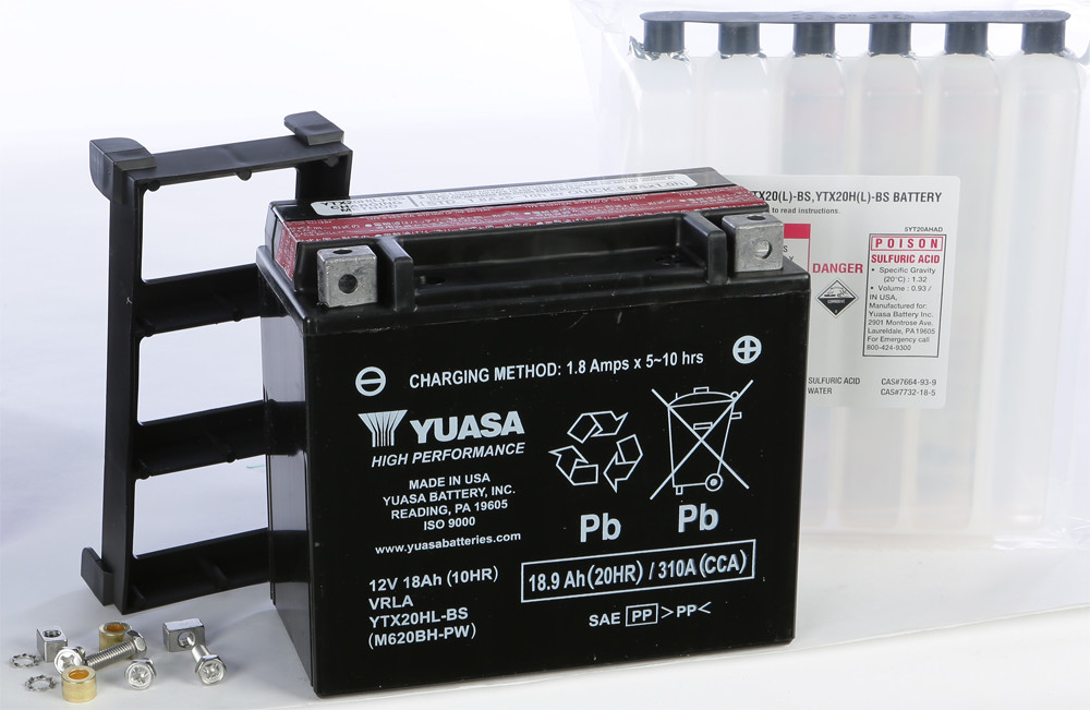 Yuasa YUAM620BH-PW PLT-120 High Performance Maintenance Free Battery