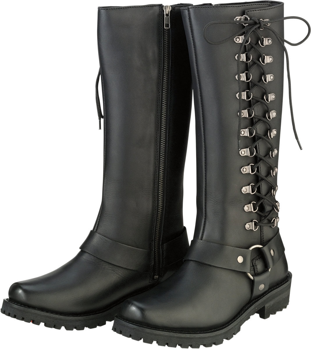 Z1R Savage Women's Tall Leather Boot BLACK SHIPS FREE | eBay