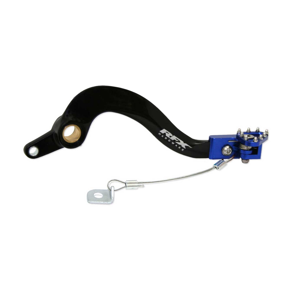 RFX FXRB 40100 99BU Pro Series Rear Brake Pedal with Folding Tip - Blue