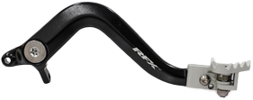RFX FXRB 60200 99SV Pro Series Rear Brake Pedal with Folding Tip - Silver