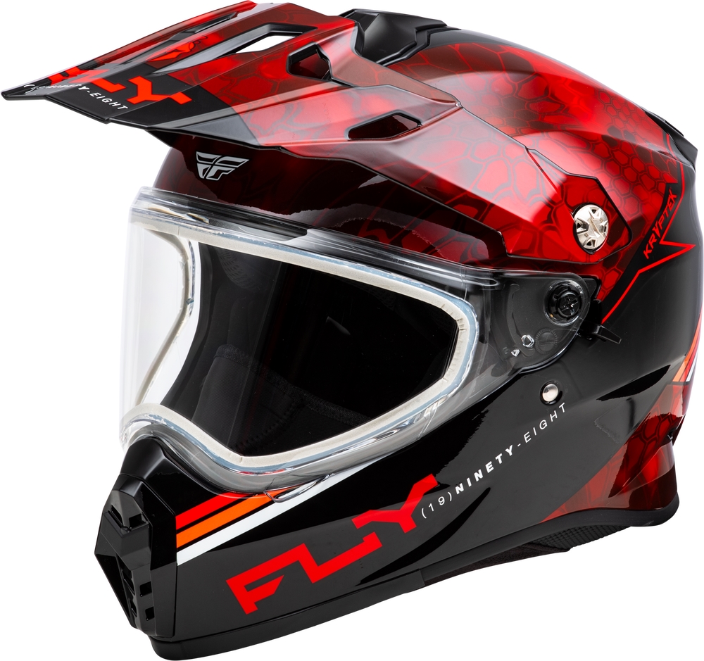 Cascos ocultos Fly Racing Trekker clima frío con escudos dobles 3 colores XS-2X - Imagen 3 de 3