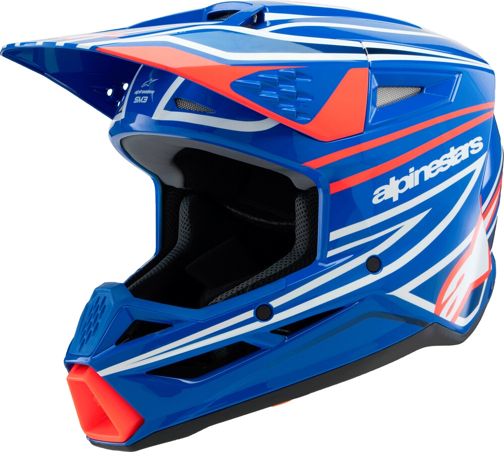 Casco juvenil Alpinestars S-M3 Wurx Motocross MX todoterreno - Imagen 2 de 2