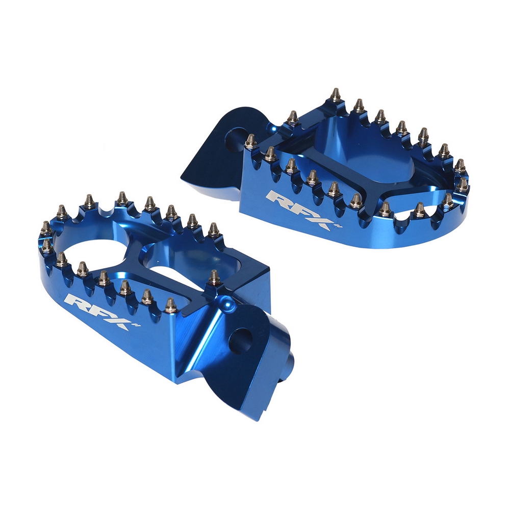 RFX FXFR 70100 99BU Pro Series Aluminum Footpegs - Blue