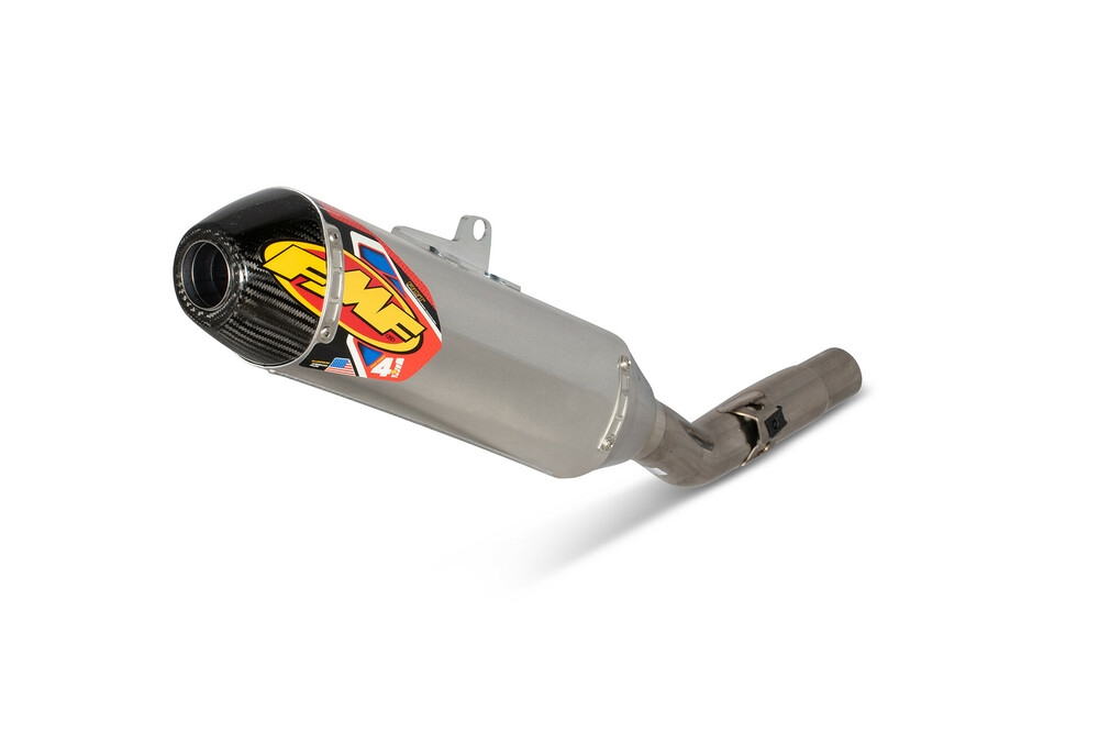 FMF Racing 041610 Factory 4.1 RCT Slip-On - Aluminum Muffler - Carbon End Cap...