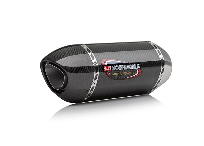 Yoshimura 11600EM220 Alpha Signature Series Slip-On - Carbon Fiber Muffler Ca...