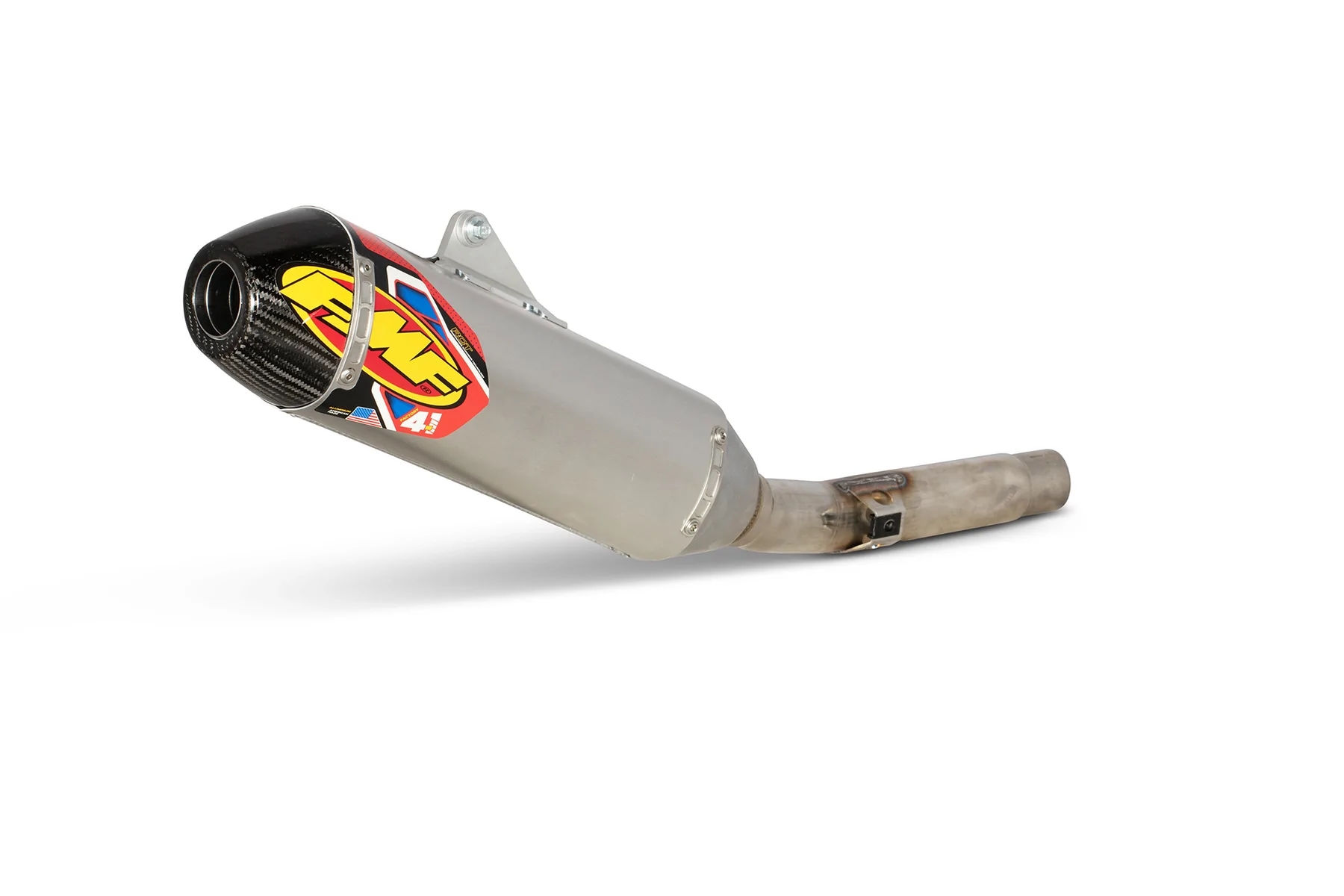 FMF Racing 042369 Factory 4.1 RCT Slip-On - Aluminum Muffler - Carbon Fiber E...