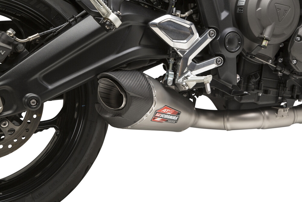 Yoshimura 19660AP520 AT2 Race Series Works Full System - Stainless Steel Muff...
