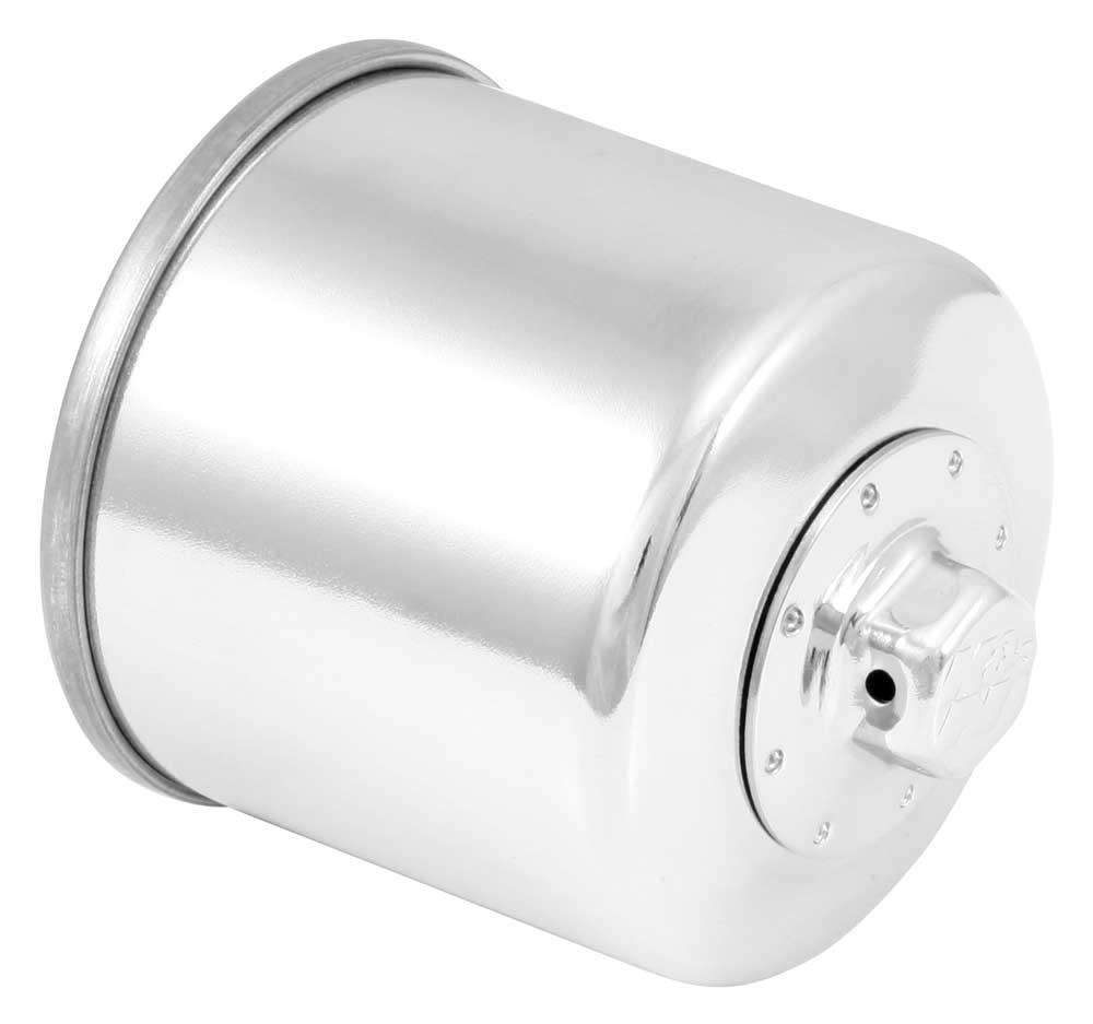 K&N Engineering KN-204C Performance Gold Oil Filter - Chrome