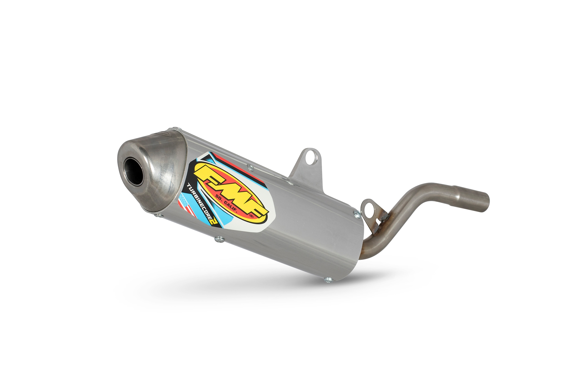 FMF Racing 020338 TurbineCore 2 Spark Arrestor Silencer Natural